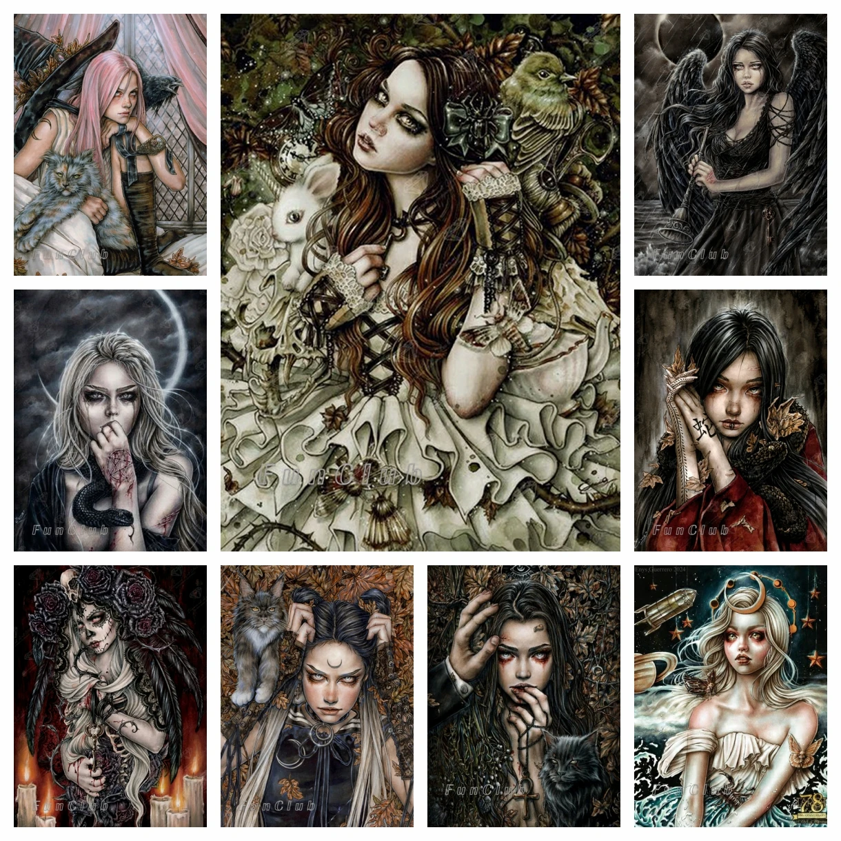Victorian Vampire DIY Drill Embroidery Full Round Diamond Painting Cartoon Witch Cross Stitch Kits Rhinestone Mosaic Home Decor
Victorian Vampire DIY Drill Embroidery Full Round Diamond Painting Cartoon Witch Cross Stitch Kits Rhinestone Mosaic Home Decor