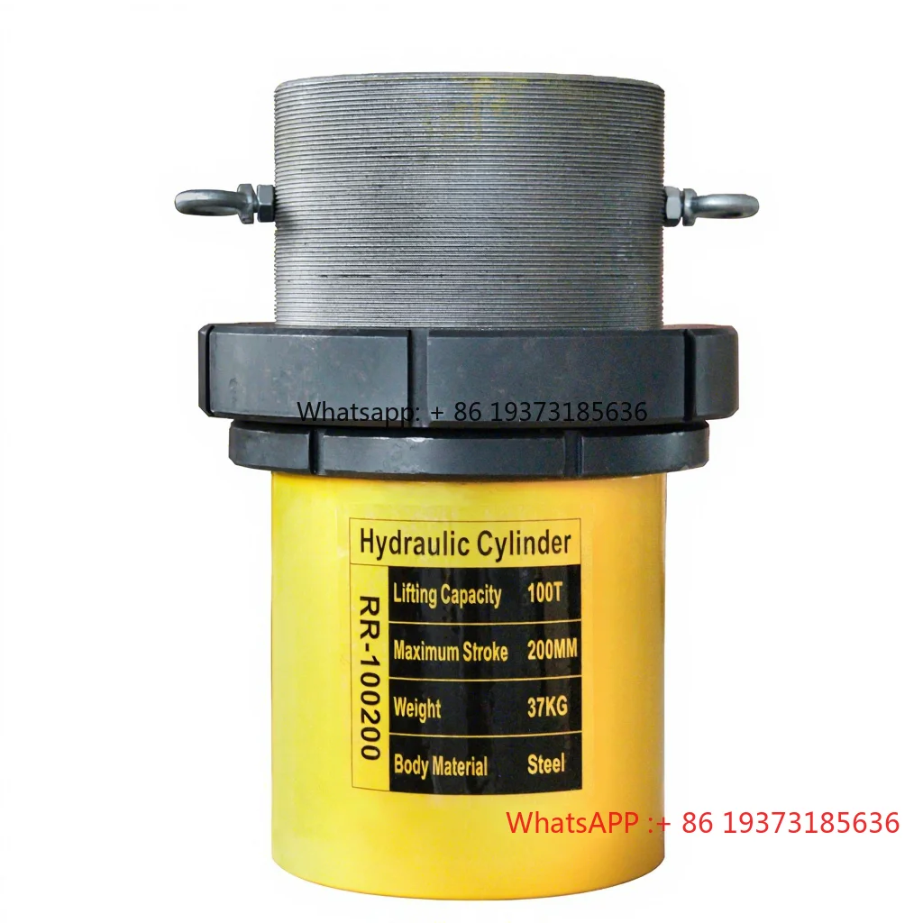 RR-100200 Гидравлический пресс-цилиндр с стопорной гайкой хода 100 тонн 200 мм
RR-100200 Гидравлический пресс-цилиндр с стопорной гайкой хода 100 тонн 200 мм
