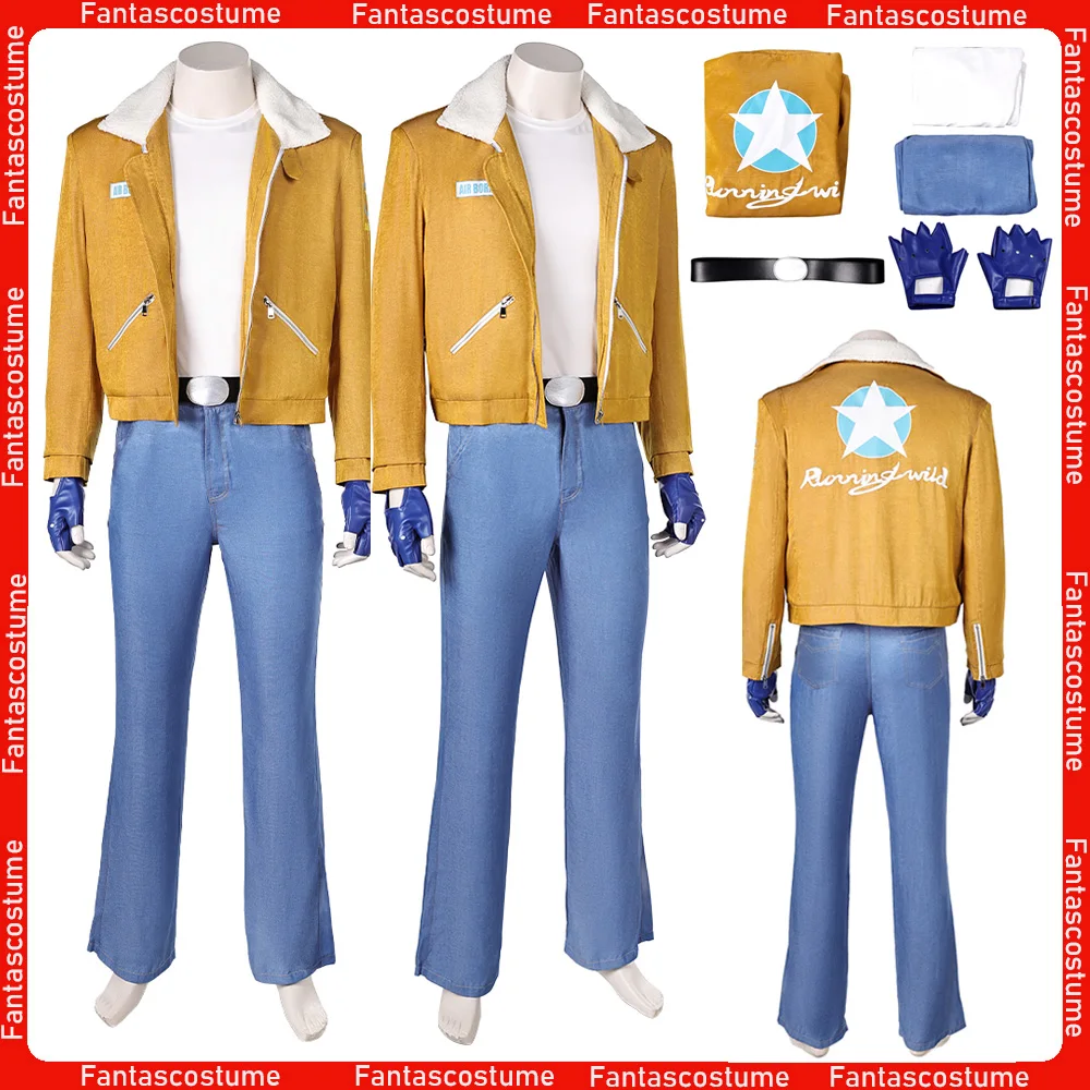 Adult Men Terry Bogard Cosplay Costume Game Roleplay Disguise Top Jacket Pants Outfits for Male Halloween Carnival Party Suit
Adult Men Terry Bogard Cosplay Costume Game Roleplay Disguise Top Jacket Pants Outfits for Male Halloween Carnival Party Suit