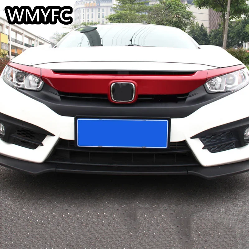 Front Engine Hood Bonnet Grille Grill / Lights Eyebrow Cover Kit Trim For Honda Civic 2016 2017 2018 2019 2020 2021
Front Engine Hood Bonnet Grille Grill / Lights Eyebrow Cover Kit Trim For Honda Civic 2016 2017 2018 2019 2020 2021