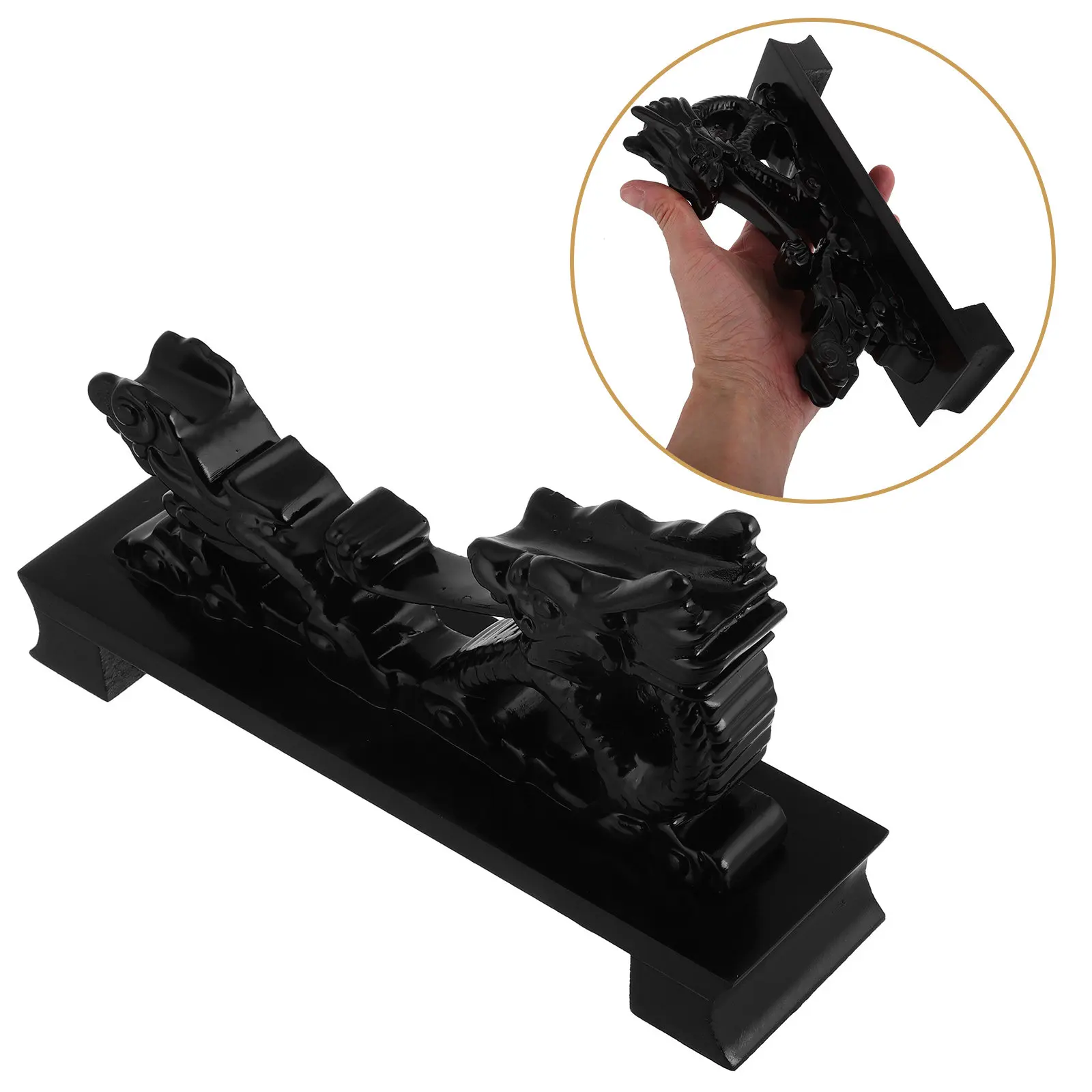Dragon Shaped Resin Sword Holder Desktop Stand Chinese Style Elegant Multifunctional Display Rack for Sword Collection Display
Dragon Shaped Resin Sword Holder Desktop Stand Chinese Style Elegant Multifunctional Display Rack for Sword Collection Display