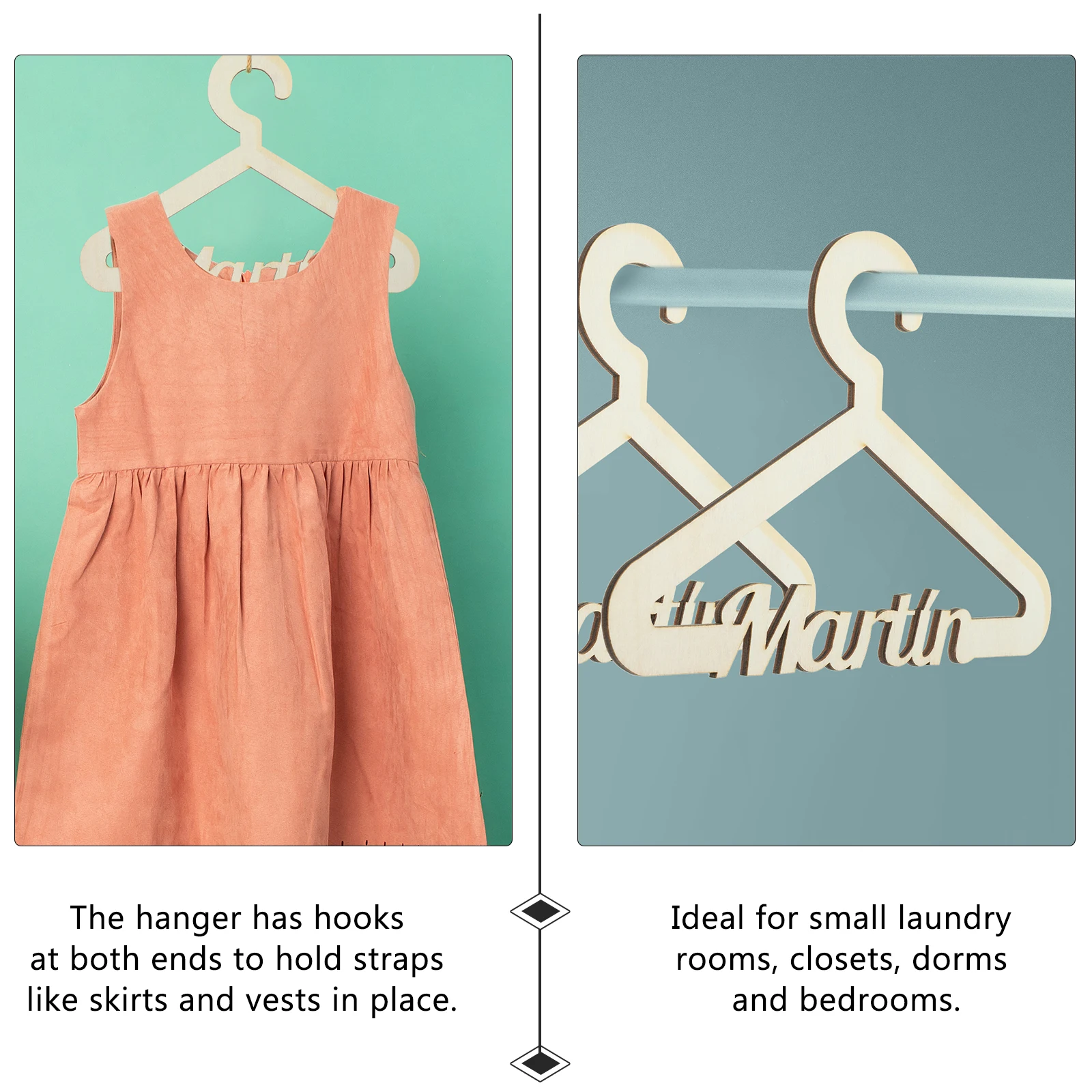 5pcs Baby Hangers Kids Clothes Smooth Finish No Baby Clothes Hangers Burr DIY Paintable Closet Storage Toddler
5pcs Baby Hangers Kids Clothes Smooth Finish No Baby Clothes Hangers Burr DIY Paintable Closet Storage Toddler
