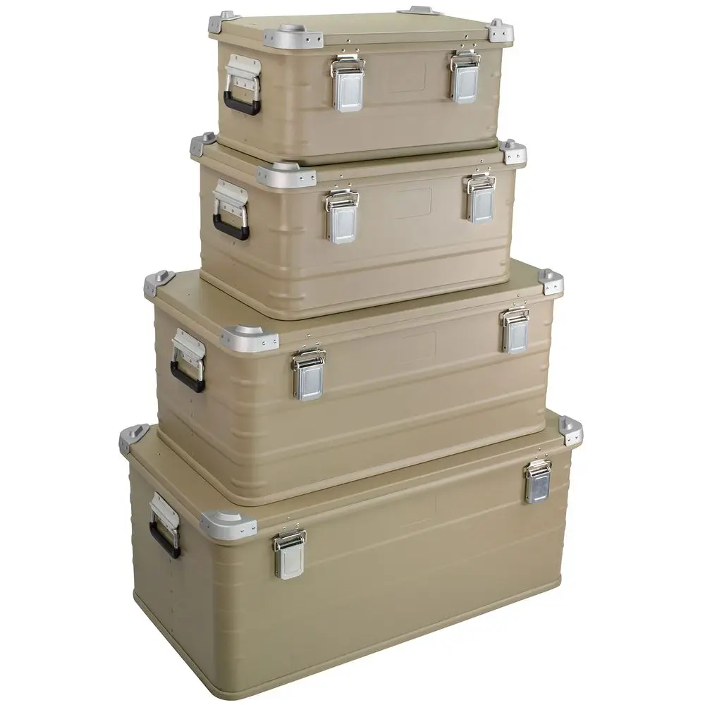 Crossover Aluminum Overland Storage, Trunk, Metal Cargo Case, Storage Box 4PC Combo, Tan 30L, 50L, 95, 147L
Crossover Aluminum Overland Storage, Trunk, Metal Cargo Case, Storage Box 4PC Combo, Tan 30L, 50L, 95, 147L