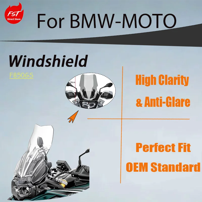 Extra Large Tall Windshield Protector for BMW F750GS F850GS Adventure Front Wind Screen Upgrade Kit
Extra Large Tall Windshield Protector for BMW F750GS F850GS Adventure Front Wind Screen Upgrade Kit