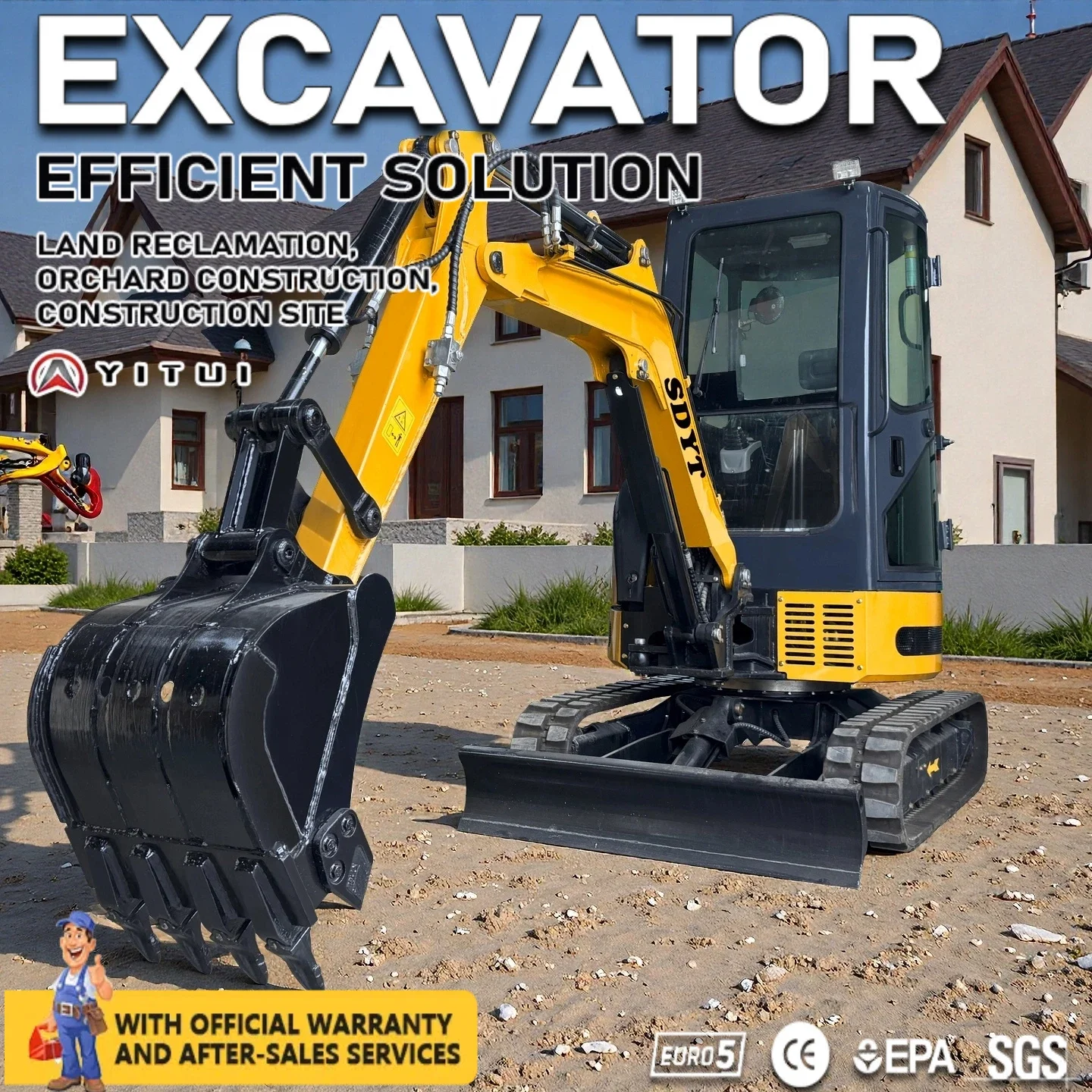 1.2 Ton Mini Excavator customized Crawler Suitable For Various Scenarios With Cab Crawler Mini Excavator
1.2 Ton Mini Excavator customized Crawler Suitable For Various Scenarios With Cab Crawler Mini Excavator