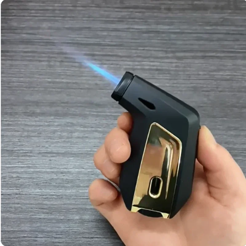 360° Ignition Turbo Torch Butane Gas Squeezer Wind Test for Large Capacity Exterior Flame Blue Cycle UsageChatter Call Item Tool
360° Ignition Turbo Torch Butane Gas Squeezer Wind Test for Large Capacity Exterior Flame Blue Cycle UsageChatter Call Item Tool