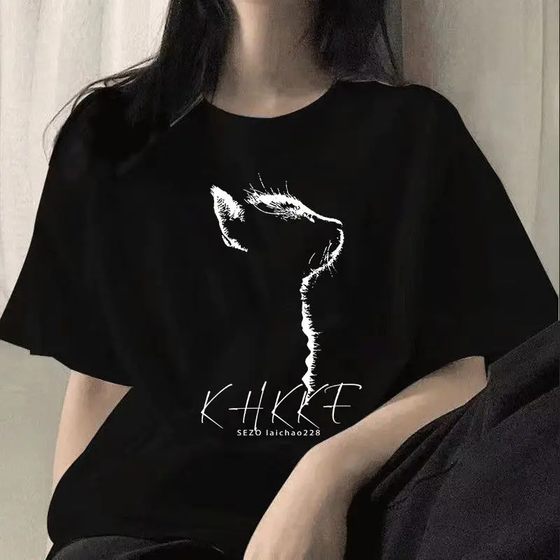 100% cotton short-sleeved t-shirt women's design sense printed crew neck ins wind summer loose versatile top tide
100% cotton short-sleeved t-shirt women's design sense printed crew neck ins wind summer loose versatile top tide