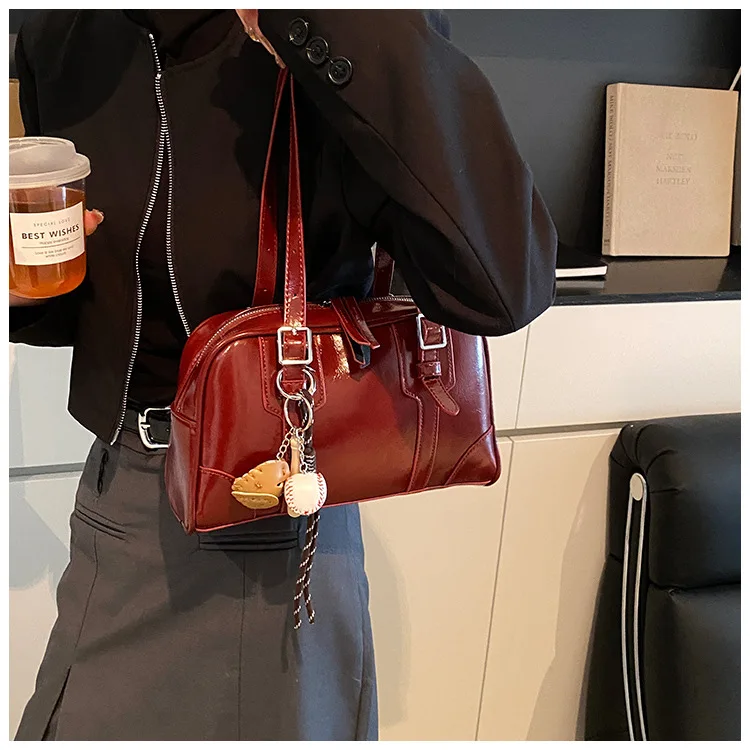 Trendy Retro Casual Style Women's PU Daily All-match Shoulder Bag Large Capacity Crossbody Bag Handbag Bag
Trendy Retro Casual Style Women's PU Daily All-match Shoulder Bag Large Capacity Crossbody Bag Handbag Bag