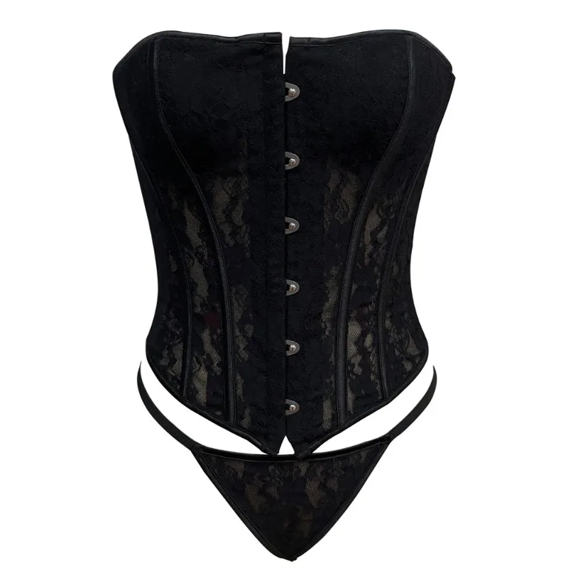 Sexy Corsets Women Overbust Bustiers Tops Black White Transparent Lace Floral Shapewear Corselet Bridal Korsett
Sexy Corsets Women Overbust Bustiers Tops Black White Transparent Lace Floral Shapewear Corselet Bridal Korsett