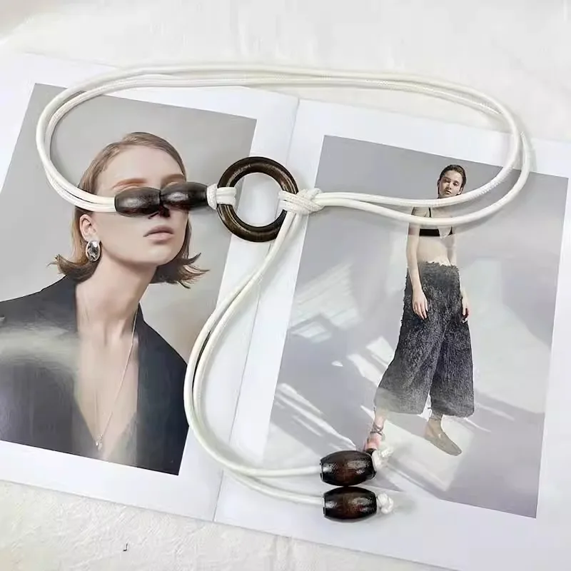 Soft Leather Rope,women's Fine Decoration, Matching Skirt,sweater,shirt Waist,fashionable and Simple, Knotted Waist Rope
Soft Leather Rope,women's Fine Decoration, Matching Skirt,sweater,shirt Waist,fashionable and Simple, Knotted Waist Rope