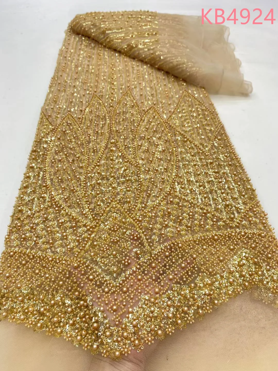 Luxury Handmade Beaded Sequins Lace African Nigerian Pearls Beaded Embroidery Fabrics Pink French Mesh Lace For Sewing KB4924
Luxury Handmade Beaded Sequins Lace African Nigerian Pearls Beaded Embroidery Fabrics Pink French Mesh Lace For Sewing KB4924