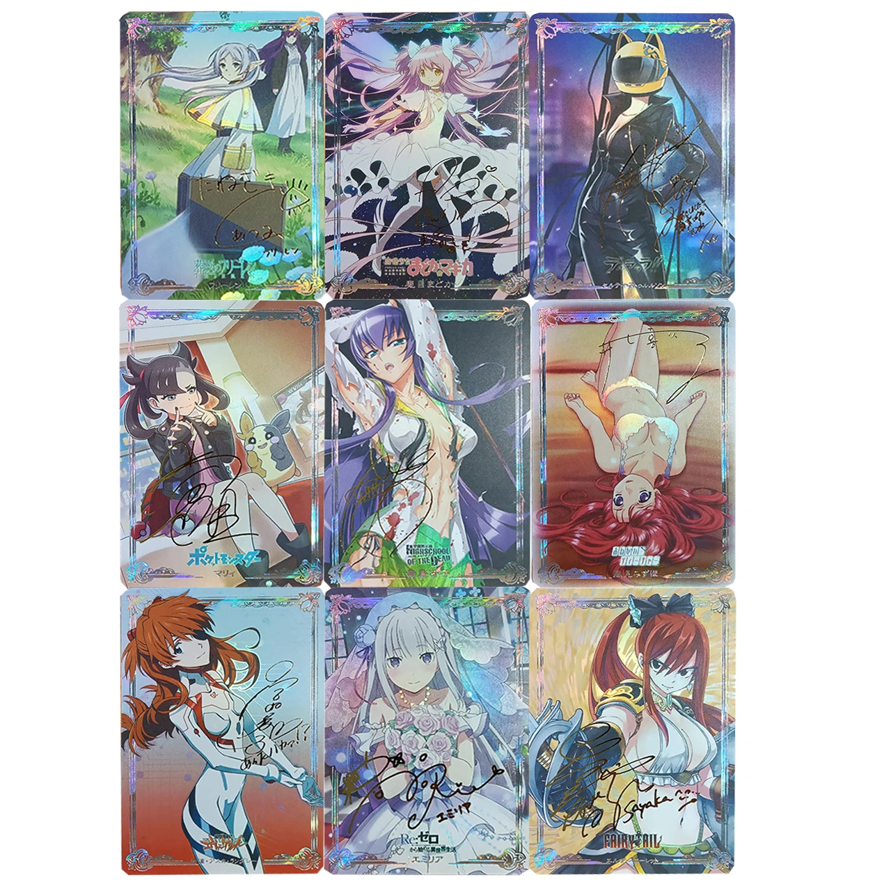 9pcs ACG Goddess Issue 7 Asuka Langley Soryu Marnie DIY Voice Actor Hot Stamping Signature Card Frieren C.C Game Collection Card
9pcs ACG Goddess Issue 7 Asuka Langley Soryu Marnie DIY Voice Actor Hot Stamping Signature Card Frieren C.C Game Collection Card