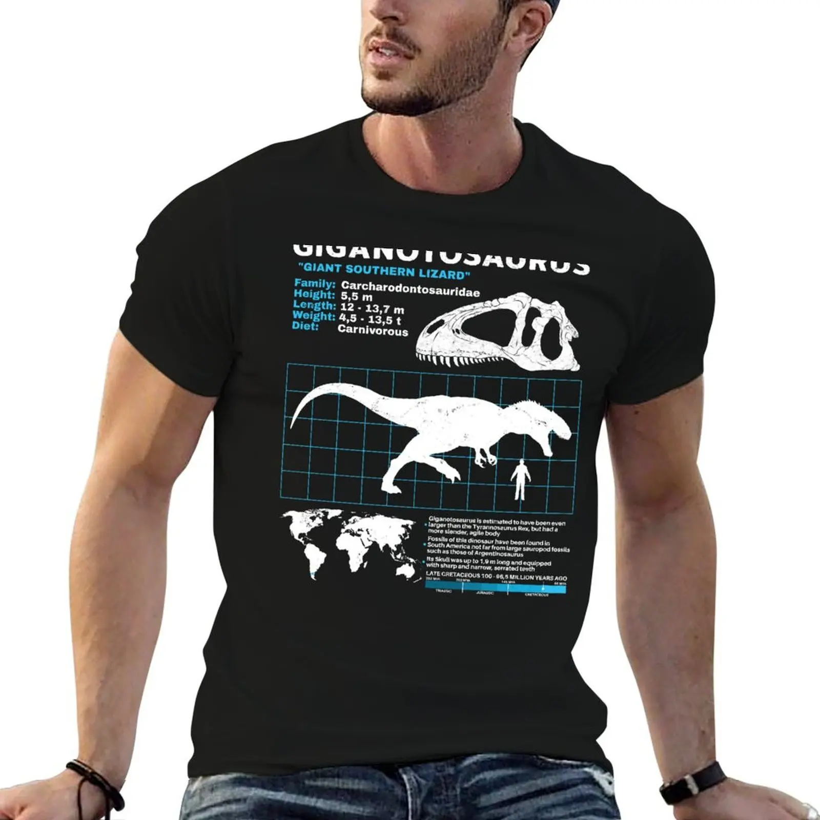 Giganotosaurus data sheet T-Shirt vintage clothes graphic tee shirt hippie clothes quick-drying mens t shirt
Giganotosaurus data sheet T-Shirt vintage clothes graphic tee shirt hippie clothes quick-drying mens t shirt