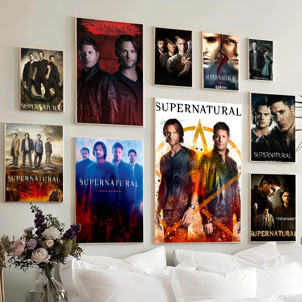 Tv Show Supernatural Movie Sticky Posters Fancy Wall Sticker For Living Room Bar Decoration Vintage Decorative Painting
Tv Show Supernatural Movie Sticky Posters Fancy Wall Sticker For Living Room Bar Decoration Vintage Decorative Painting
