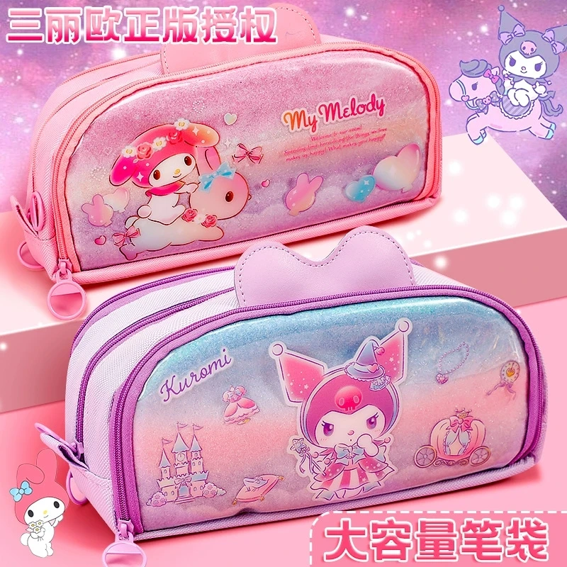 Cute Sanrio Pencil Pouch Hello Kittys Accessories Kawaii Beauty Cartoon Anime Stationery Bag Large Capacity Toys for Girls Gift
Cute Sanrio Pencil Pouch Hello Kittys Accessories Kawaii Beauty Cartoon Anime Stationery Bag Large Capacity Toys for Girls Gift