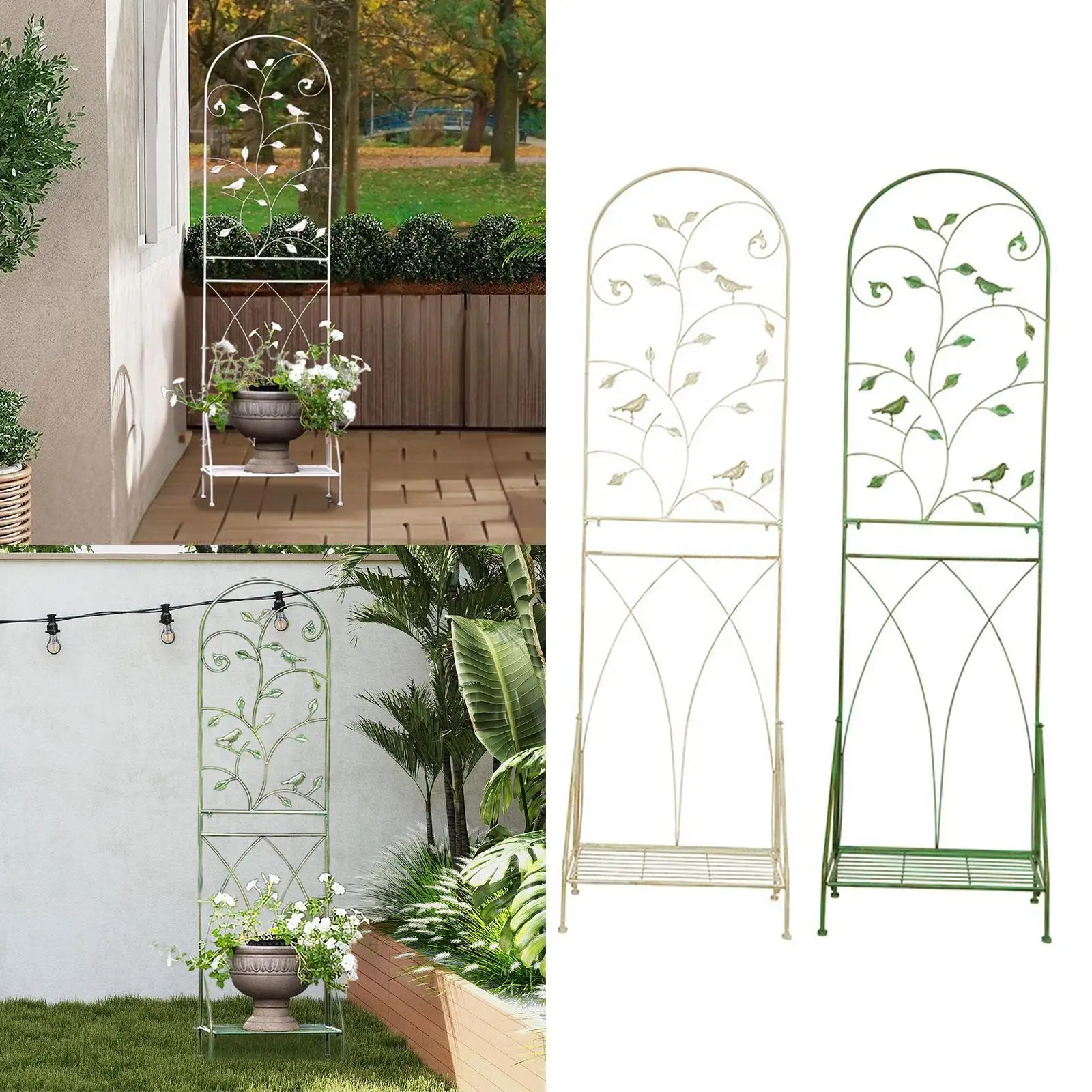 Plant Stand with Garden Trellis Sturdy Multipurpose Plant Pot Trellis Detachable for Lawn Patio Indoor Outdoor Backyard Garden
Plant Stand with Garden Trellis Sturdy Multipurpose Plant Pot Trellis Detachable for Lawn Patio Indoor Outdoor Backyard Garden