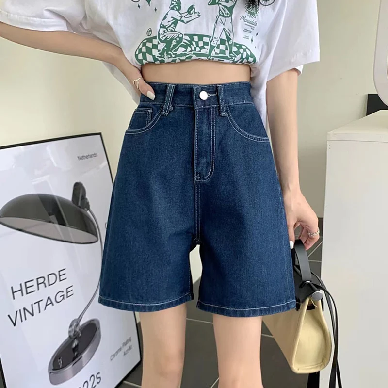 Summer Female Chic Korean High Waist Jeans Lady Fashion Solid Thin Denim Shorts Girls Retro Casual Daily Short Pants
Summer Female Chic Korean High Waist Jeans Lady Fashion Solid Thin Denim Shorts Girls Retro Casual Daily Short Pants