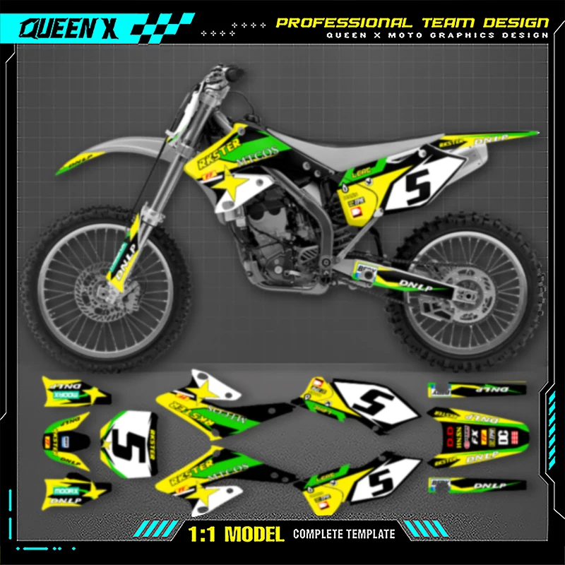 QUEEN X MOTO Custom Team мотоциклетная графика фоновая наклейка комплект наклеек для SUZUKI RMZ250 2004 2005 2006 250cc 001
QUEEN X MOTO Custom Team мотоциклетная графика фоновая наклейка комплект наклеек для SUZUKI RMZ250 2004 2005 2006 250cc 001