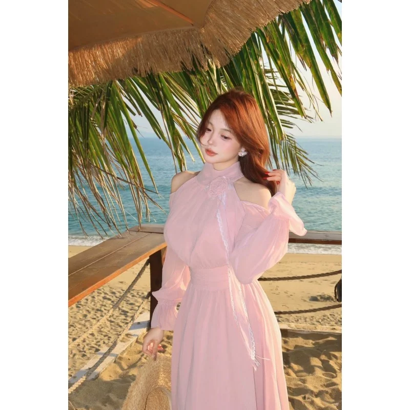 Slimming Princ Sle Fairy Skirt Long Sve oulder Bared Waist Cinched Spring Dr for Women Travel Friendly Other 00%
Slimming Princ Sle Fairy Skirt Long Sve oulder Bared Waist Cinched Spring Dr for Women Travel Friendly Other 00%
