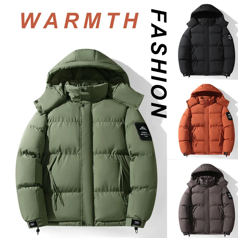 Down Jacket Men's Winter New Style Removable Hooded Light Business Style Casual Cotton Coat Thickened Warm Cotton Jacket
Down Jacket Men's Winter New Style Removable Hooded Light Business Style Casual Cotton Coat Thickened Warm Cotton Jacket