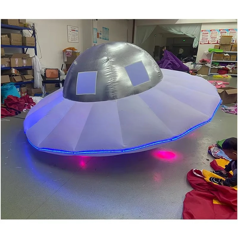 Theme Party Decoration Custom Light Emitting Diode Light Inflatable Alien Spaceship Inflatable UFO Model
Theme Party Decoration Custom Light Emitting Diode Light Inflatable Alien Spaceship Inflatable UFO Model