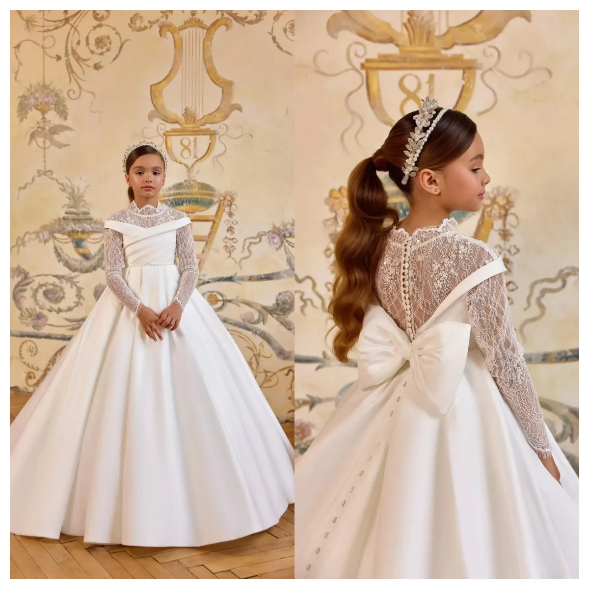 Flower Girl's Dresses One Shoulder for Wedding Luxury Beading Baby Girl Birthday Party Gowns Pageant Dress
Flower Girl's Dresses One Shoulder for Wedding Luxury Beading Baby Girl Birthday Party Gowns Pageant Dress
