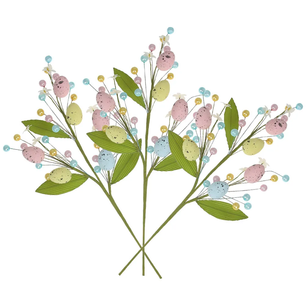 3Pcs Artificial Easter Egg Branch Realistic Vase Filling Picks for Easter Party Home Decor Centerpiece Decoration Simulation
3Pcs Artificial Easter Egg Branch Realistic Vase Filling Picks for Easter Party Home Decor Centerpiece Decoration Simulation