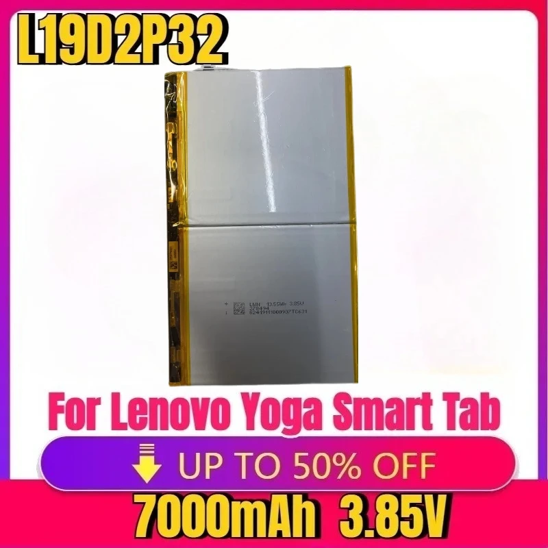For Lenovo Yoga Smart Tab(YT-X705F) 1ICP3/84/94-2 L19D2P32 laptop Tablet Batteries New high-quality Battery 7000mAh Battery
For Lenovo Yoga Smart Tab(YT-X705F) 1ICP3/84/94-2 L19D2P32 laptop Tablet Batteries New high-quality Battery 7000mAh Battery