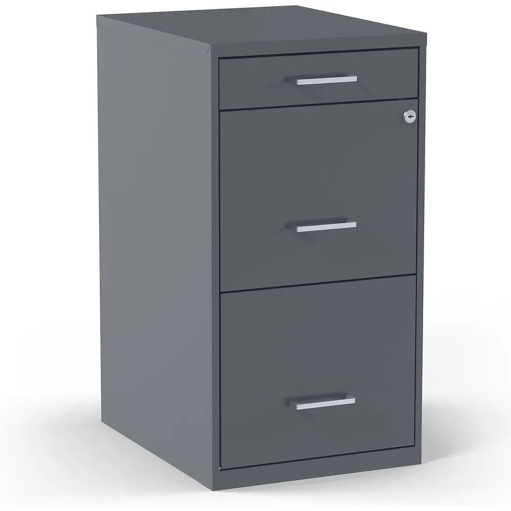 Lockable Mobile File Cabinet, Letter Size, 18.9 Depth x 14.3 Width x 26.8 Height, Charcoal
Lockable Mobile File Cabinet, Letter Size, 18.9 Depth x 14.3 Width x 26.8 Height, Charcoal