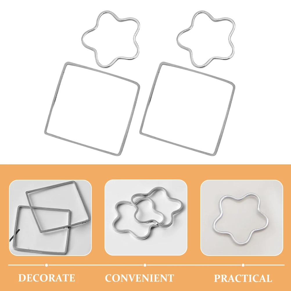 20pcs Flower Earring Materials White DIY Jewelry Making Earrings Hoops Craft Supplies Open Bezels Pendants
20pcs Flower Earring Materials White DIY Jewelry Making Earrings Hoops Craft Supplies Open Bezels Pendants