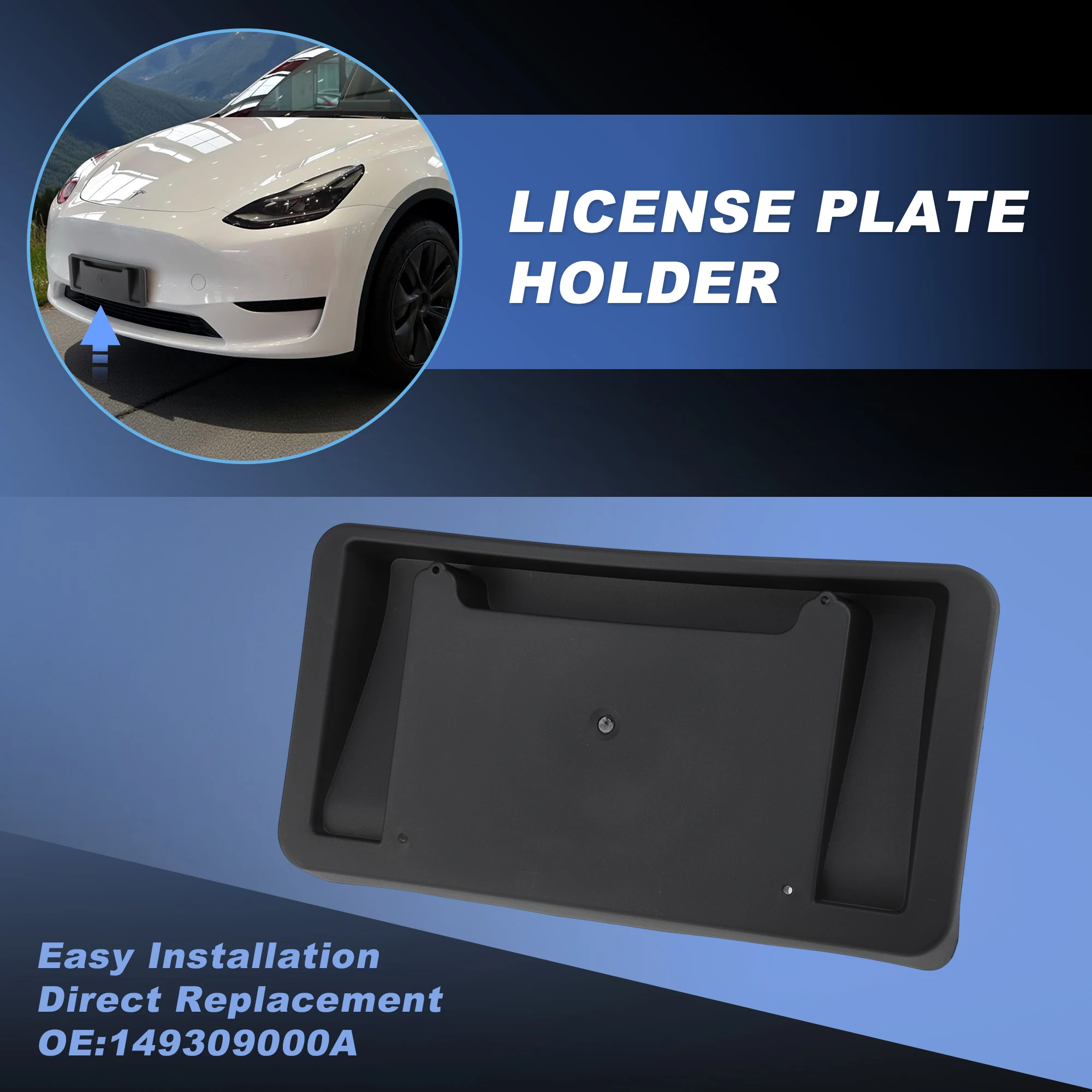 Кронштейн для крепления переднего номерного знака UXCELL 1493090-00-A, износостойкая замена для Tesla Model Y 2020-2023
Кронштейн для крепления переднего номерного знака UXCELL 1493090-00-A, износостойкая замена для Tesla Model Y 2020-2023