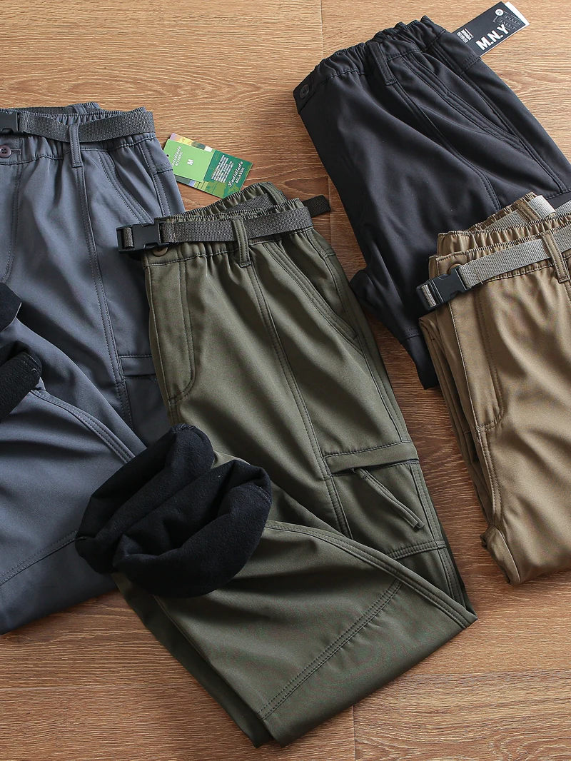 Thiened Fce Winter Workwear Pants Men's Outdoor Windproof Waterproof Straight Leg Casual Trousers with Multiple kets
Thiened Fce Winter Workwear Pants Men's Outdoor Windproof Waterproof Straight Leg Casual Trousers with Multiple kets