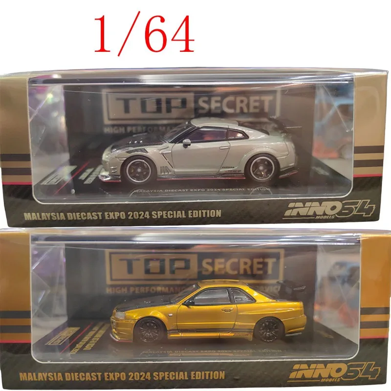 INNO литой под давлением масштаб 1/64 Nissan Skyline GT-R R34 Top Secret Malaysia Выставка ограниченная серия модель автомобиля из сплава игрушки для мальчиков подарок 
INNO литой под давлением масштаб 1/64 Nissan Skyline GT-R R34 Top Secret Malaysia Выставка ограниченная серия модель автомобиля из сплава игрушки для мальчиков подарок