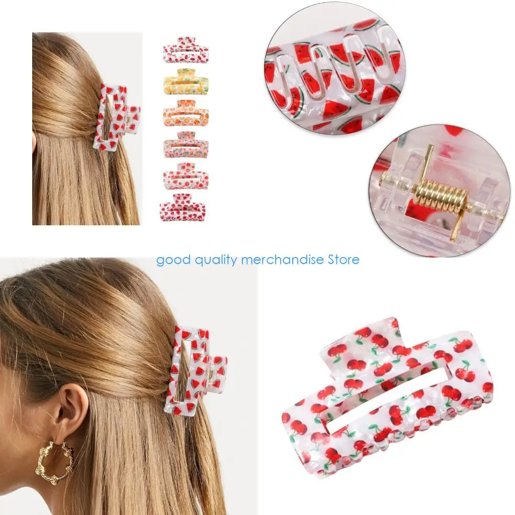 Y5JD модные заколки для волос с фруктами, нескользящая ручка для женщин и девочек, летние наряды и прически для особых случаев
Y5JD модные заколки для волос с фруктами, нескользящая ручка для женщин и девочек, летние наряды и прически для особых случаев
