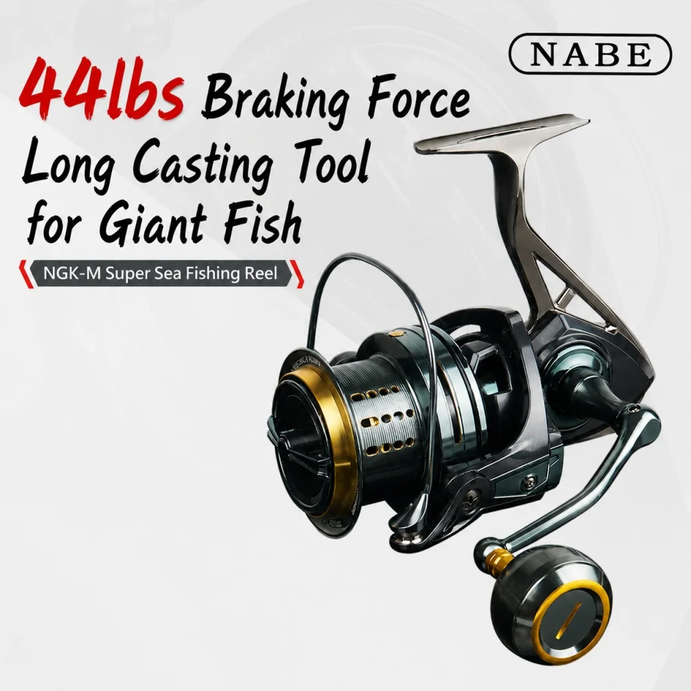 Full Metal Spinning Reel 5+1BB 4.8:1 Gear Ratio Heavy Duty Zero Gap Screw-in Type Saltwater-Resistant Big Game Anchoring Fishing
Full Metal Spinning Reel 5+1BB 4.8:1 Gear Ratio Heavy Duty Zero Gap Screw-in Type Saltwater-Resistant Big Game Anchoring Fishing