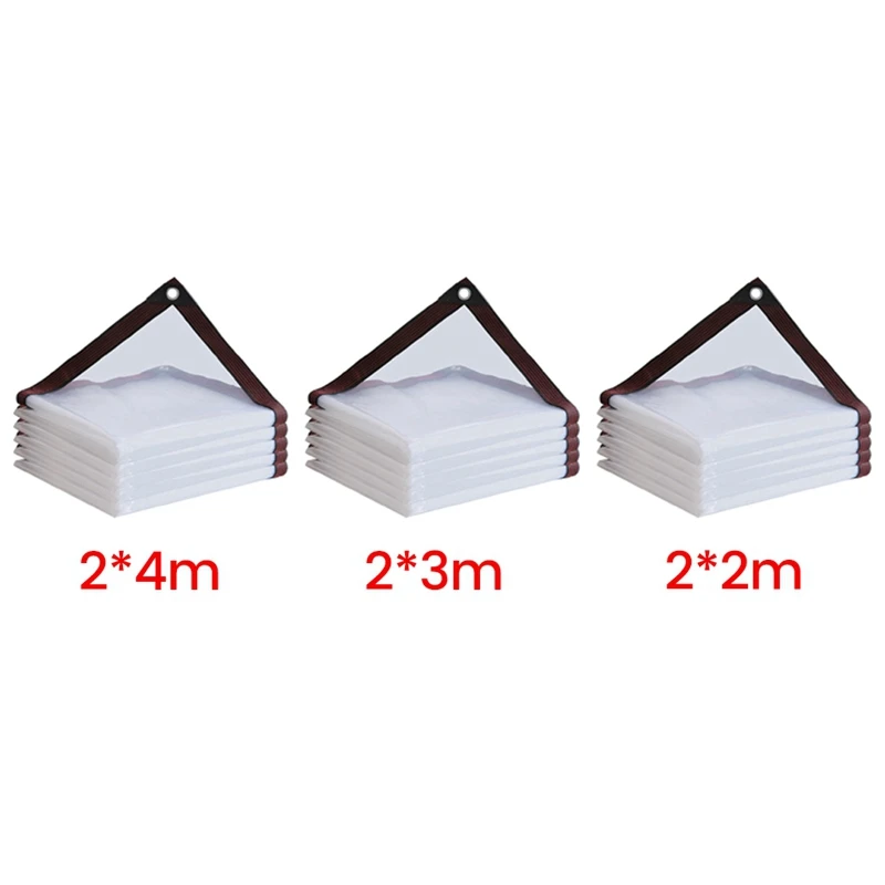 Tarp Waterproof - Clear Heavy Duty Tarps, Outdoor Transparent Cover Easy Install 2X4m
Tarp Waterproof - Clear Heavy Duty Tarps, Outdoor Transparent Cover Easy Install 2X4m