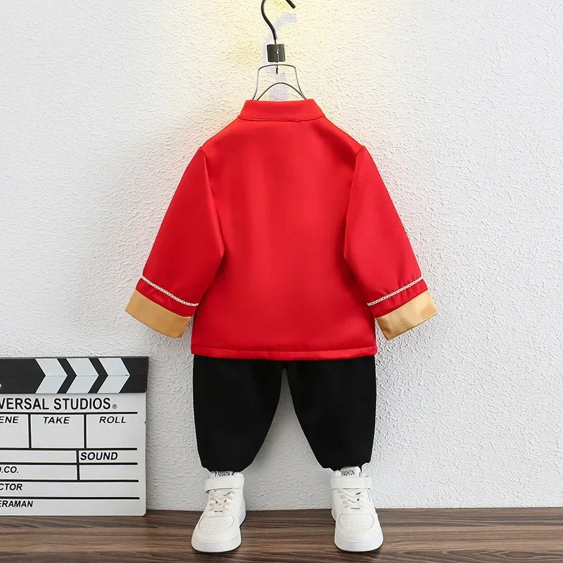Boys' Hanfu Autumn Dress 2023 New Spring And Children's Tang Red Year's Ancient Ba Girls Red Long Sleeved Pants Set Winter Tradi
Boys' Hanfu Autumn Dress 2023 New Spring And Children's Tang Red Year's Ancient Ba Girls Red Long Sleeved Pants Set Winter Tradi