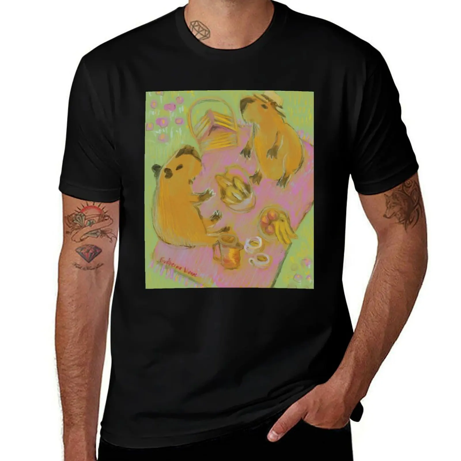 capybaras picnic T-Shirt graphic t shirts quick-drying Aesthetic clothing mens graphic t-shirts funny
capybaras picnic T-Shirt graphic t shirts quick-drying Aesthetic clothing mens graphic t-shirts funny