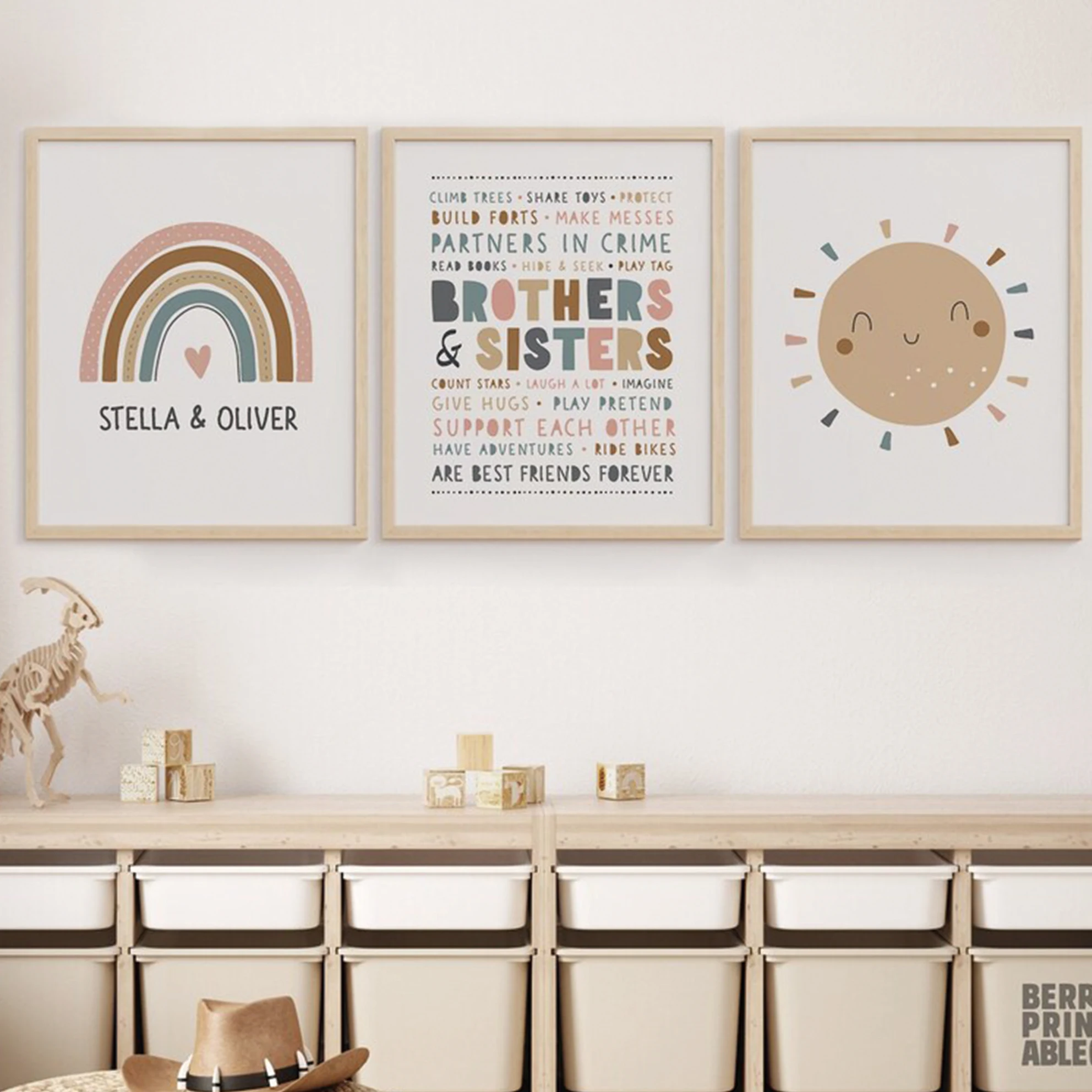 Brothers And Sisters Custom Name Neutral Rainbow Homeschool Wall Art Canvas Painting Posters For Kids Pladyroom Room Home Decor
Brothers And Sisters Custom Name Neutral Rainbow Homeschool Wall Art Canvas Painting Posters For Kids Pladyroom Room Home Decor