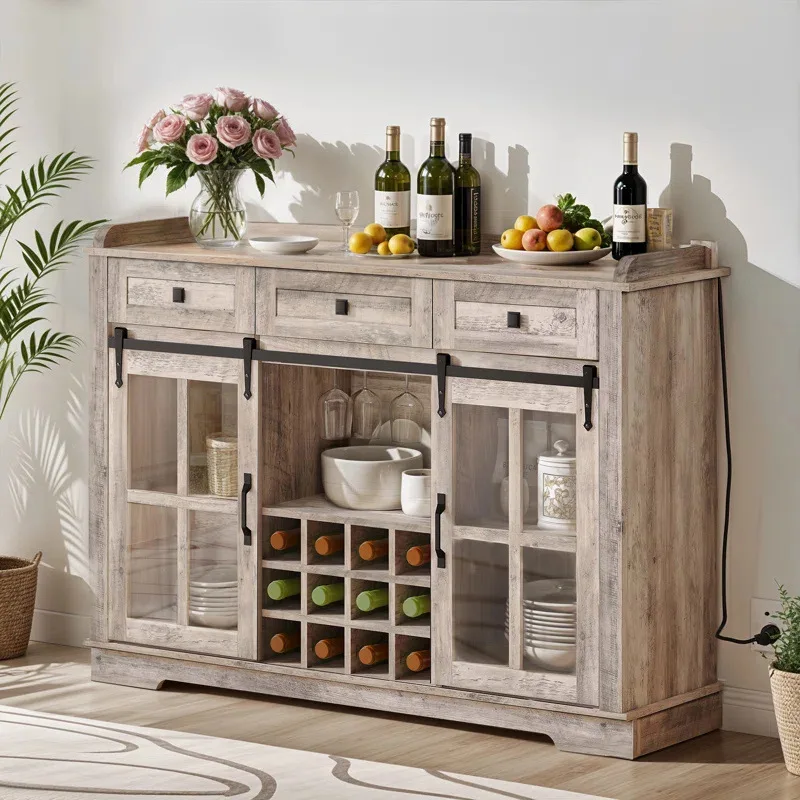 Factory Custom Nordic Design Living Room Furniture 53 Inch Wooden Home Bar Cabinet with Sliding Barn Door
Factory Custom Nordic Design Living Room Furniture 53 Inch Wooden Home Bar Cabinet with Sliding Barn Door