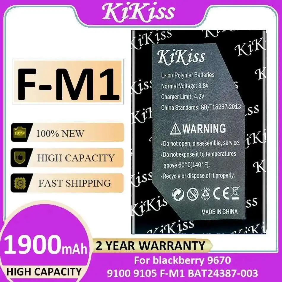 Для Blackberry 9670 9100 9105 F-M1 BAT24387-003 Сменная батарея премиум-класса для мобильного телефона 1900 мАч, экологически чистая
Для Blackberry 9670 9100 9105 F-M1 BAT24387-003 Сменная батарея премиум-класса для мобильного телефона 1900 мАч, экологически чистая