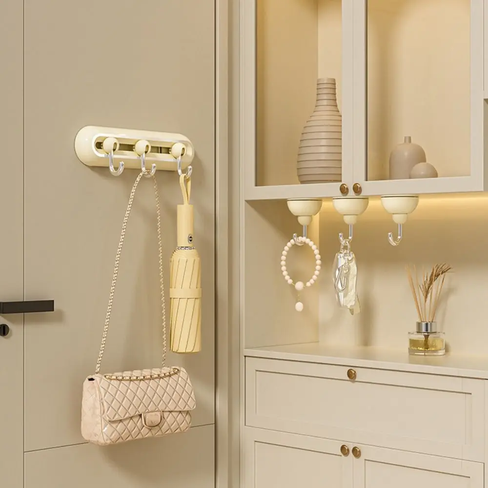 3/6 Hook Row Storage Hook No Punching Rotatable Wall Mounted Traceless Hooks Multi-Purpose Strong Bearing Capacity
3/6 Hook Row Storage Hook No Punching Rotatable Wall Mounted Traceless Hooks Multi-Purpose Strong Bearing Capacity
