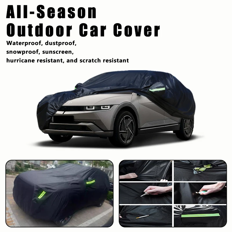 Outdoor Car Cover Waterproof Dustproof UV Sun Protection, Full Car Protector Exterior Accessories For Hyundai IONIQ 5 NE
Outdoor Car Cover Waterproof Dustproof UV Sun Protection, Full Car Protector Exterior Accessories For Hyundai IONIQ 5 NE