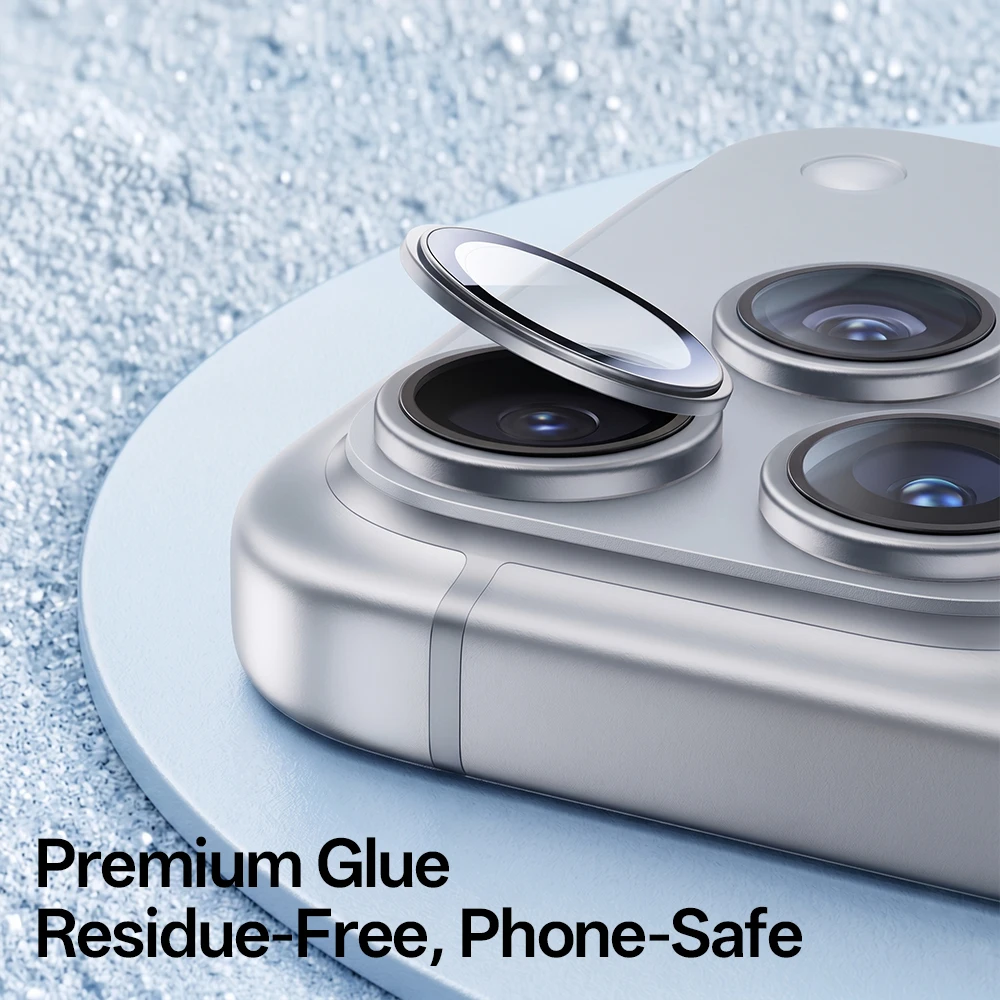 Anti-Scratch Metal Ring HD Lens Protector Ultra Clear High Transmittance Glass Camera Film No Detail Loss for iPhone 17 Series
Anti-Scratch Metal Ring HD Lens Protector Ultra Clear High Transmittance Glass Camera Film No Detail Loss for iPhone 17 Series