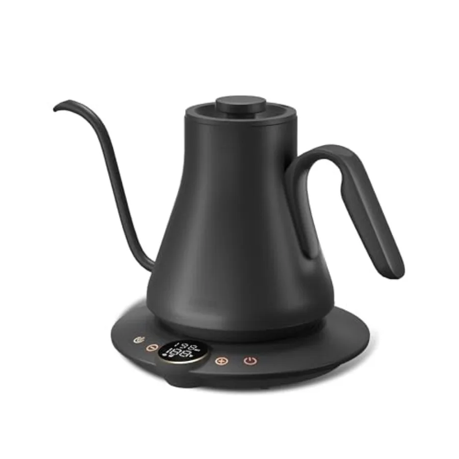 Electric Kettle Gooseneck Electric Kettle ±1℉ Temperature Control BPA-Free Stainless Steel Inner Quick Heating for Pour Over Co
Electric Kettle Gooseneck Electric Kettle ±1℉ Temperature Control BPA-Free Stainless Steel Inner Quick Heating for Pour Over Co