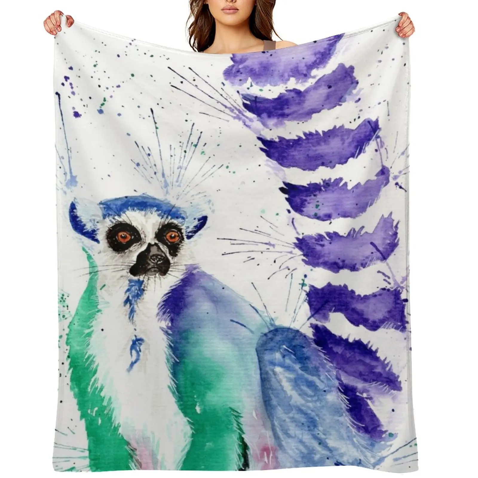 Cute quirky colourful sassy ring tailed Lemur Throw Blanket for babies Multi-Purpose Soft Softest Blankets
Cute quirky colourful sassy ring tailed Lemur Throw Blanket for babies Multi-Purpose Soft Softest Blankets