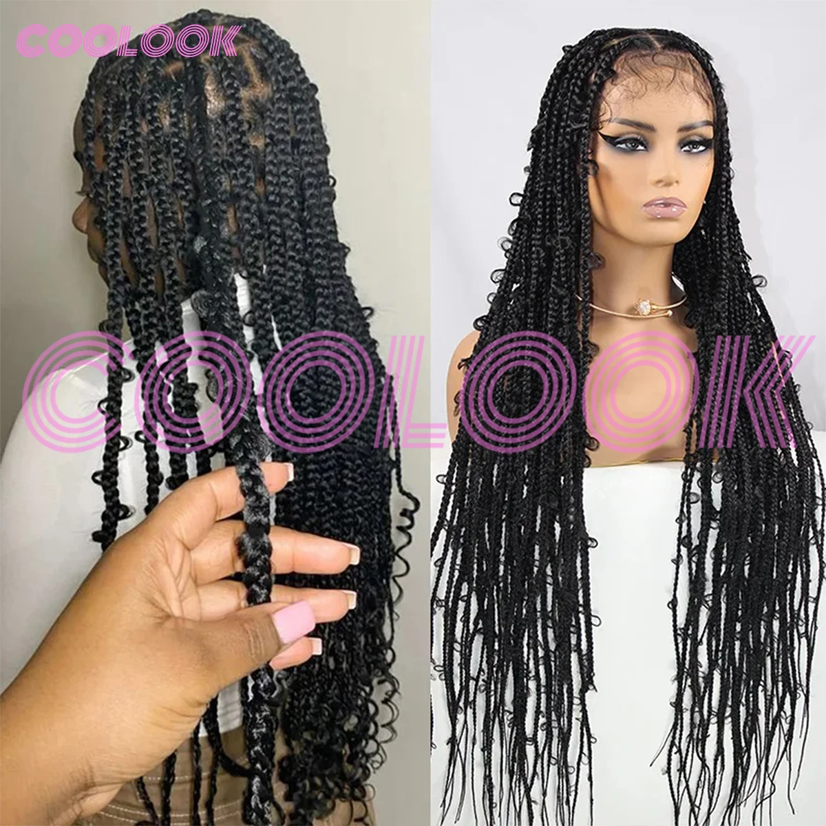 36" Full Lace Butterfly Locs Knotless Braided Wig HD Full Lace Braided Wig For Black Women Natural Looking Butterfly Braided Wig
36" Full Lace Butterfly Locs Knotless Braided Wig HD Full Lace Braided Wig For Black Women Natural Looking Butterfly Braided Wig