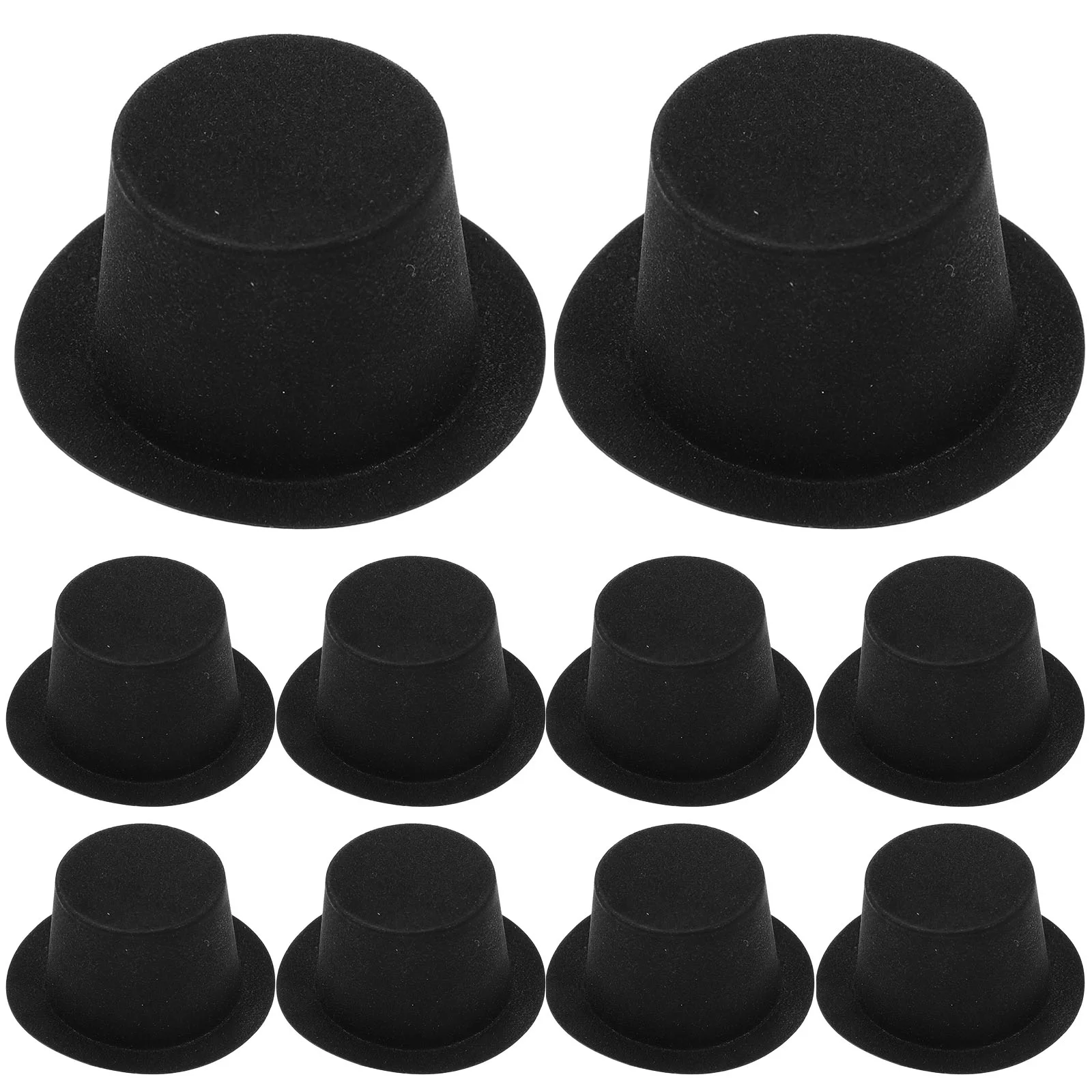 10 Pcs House Decoration Bottle Hats Stopper DIY Christmas for Crafts Plastic Magician Miniature Black Work Flat
10 Pcs House Decoration Bottle Hats Stopper DIY Christmas for Crafts Plastic Magician Miniature Black Work Flat