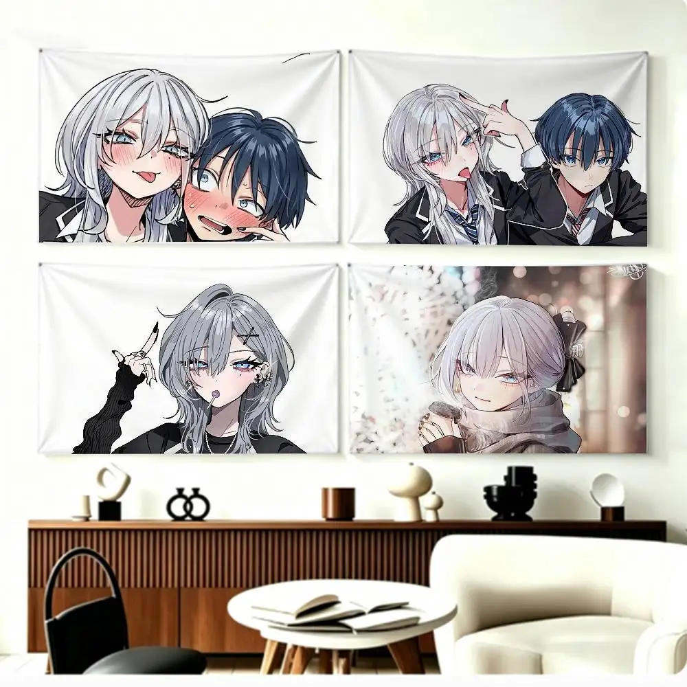 H-Haimiya S-Senpai Wa Kowakute Kawaii Flags Wall Hanging Background Art Banner for Bedroom Home Outdoor Decor
H-Haimiya S-Senpai Wa Kowakute Kawaii Flags Wall Hanging Background Art Banner for Bedroom Home Outdoor Decor
