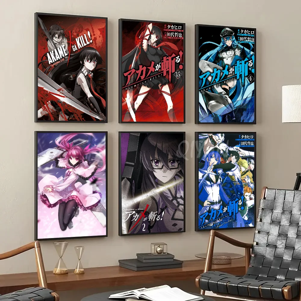 Akame Ga Kill Anime Poster Paper Print Home Living Room Bedroom Entrance Bar Restaurant Cafe Art Painting Decoration
Akame Ga Kill Anime Poster Paper Print Home Living Room Bedroom Entrance Bar Restaurant Cafe Art Painting Decoration